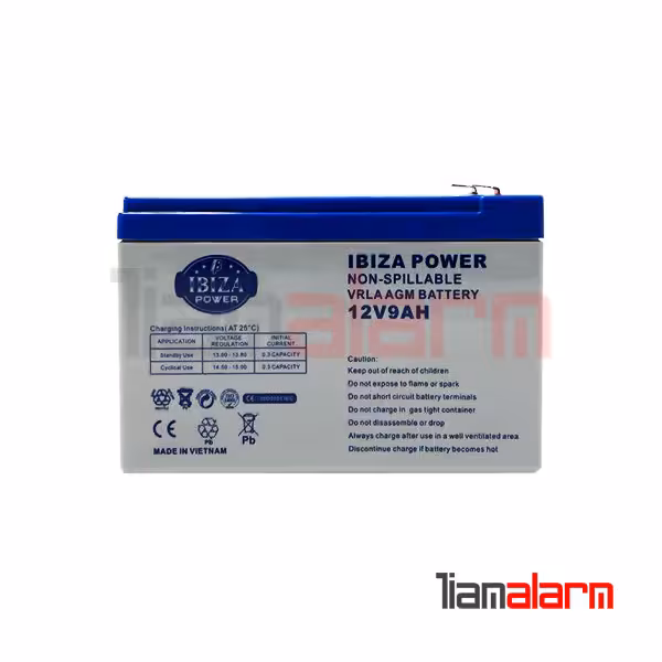 باتری 12 ولت 9 آمپر ایبیزا IBIZA POWER