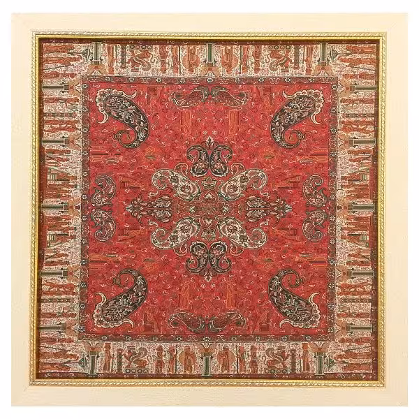 تابلو ترمه ابریشم کد TRTA2