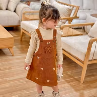 پیشبندی گلدوزی پاپیون