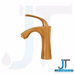 شیر روشویی اهرمی طلایی آریانا (مدل یونیک)