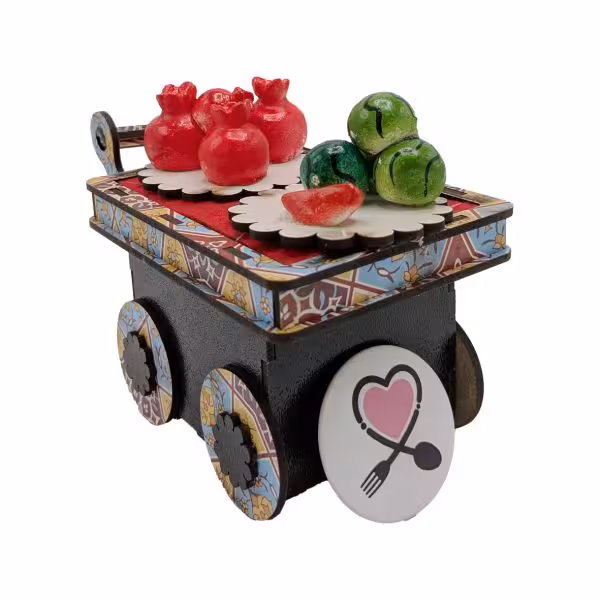 گاری تزیینی کدو حلوایی کد 4 یلدا