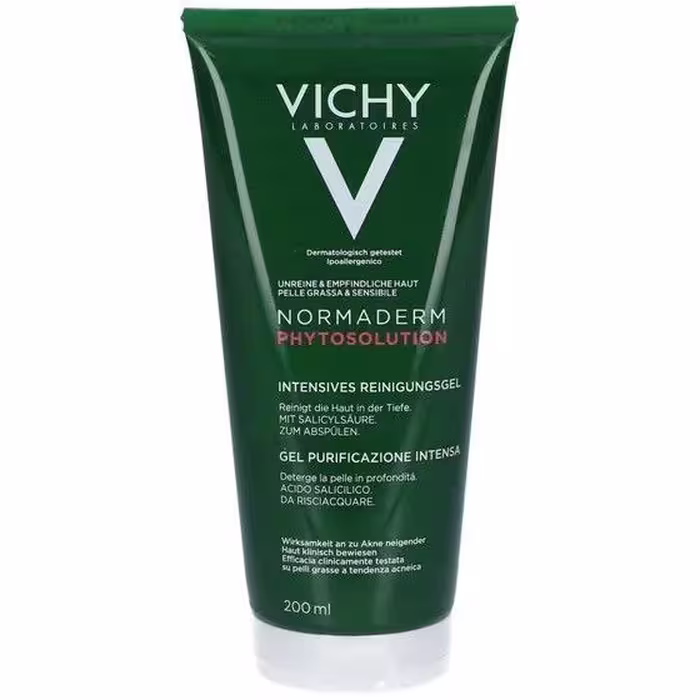 ژل شستشو صورت ویشی VICHY مدل Normaderm حجم 200 میلی لیتر