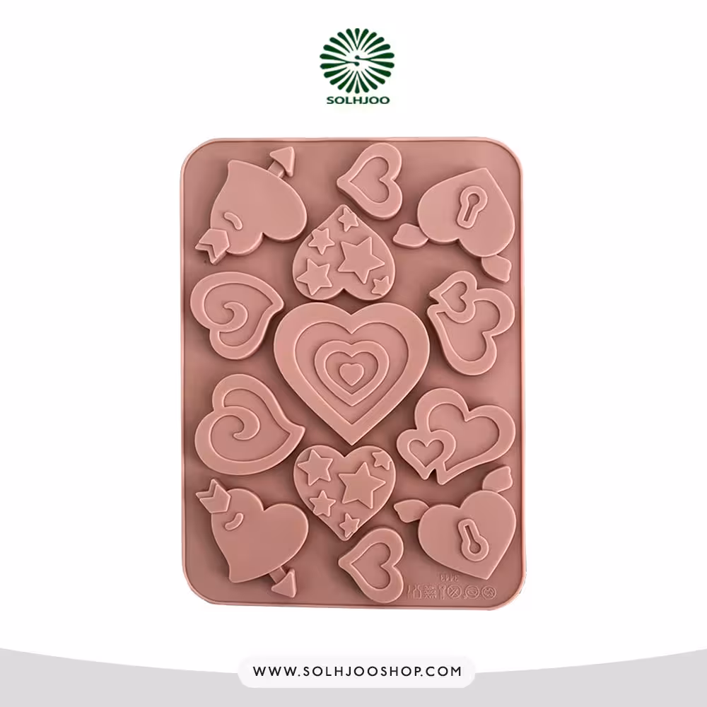 قالب سیلیکونی قلب ستاره دار