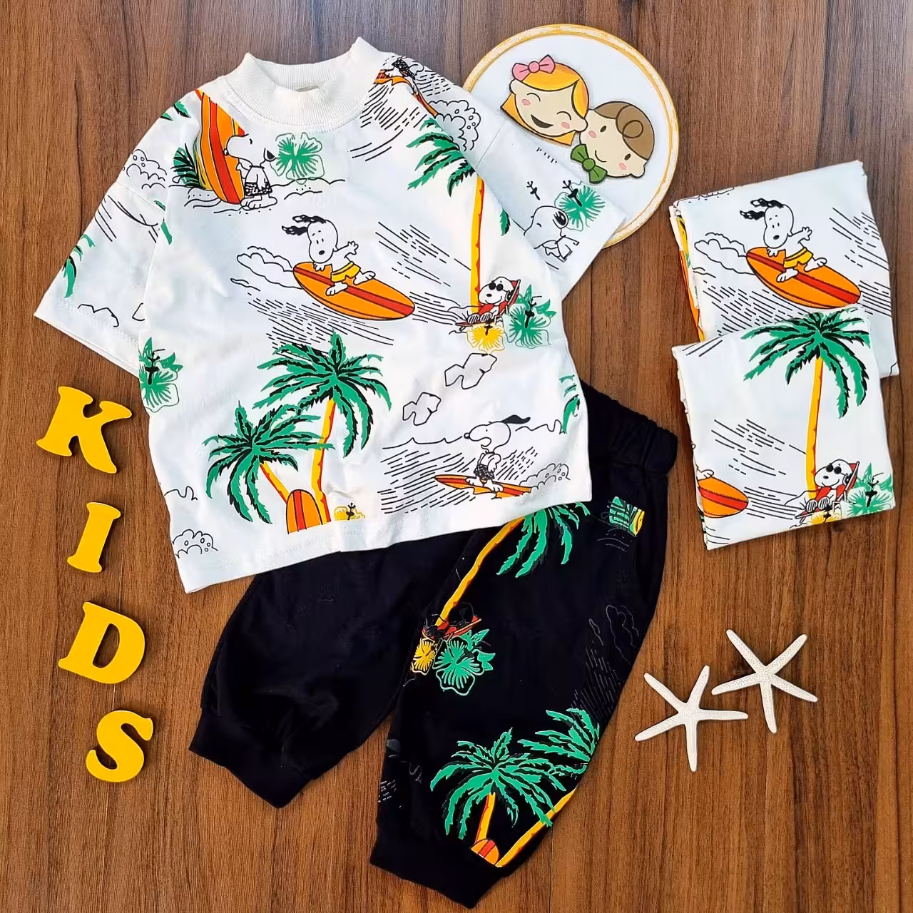 ست اسپورت بچگانه شیک و زیبا مناسب حدود سنی 3 تا 13  سال جنس پنبه عالی هم پسرونه هم دخترونه