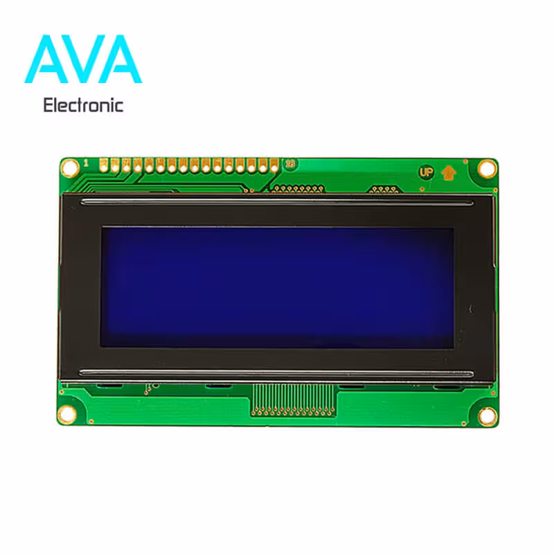نمایشگر LCD کاراکتری 20×4 با بک لایت آبی