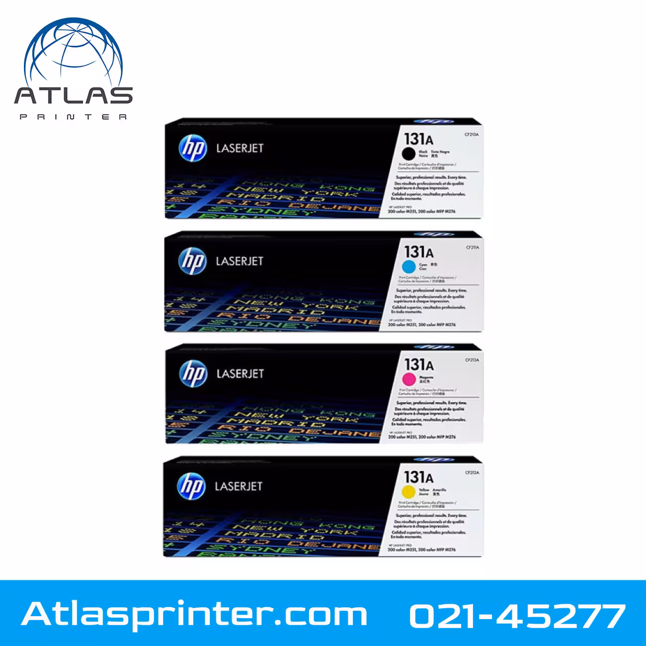 کارتریج ست چهار رنگ اچ پی HP 131A