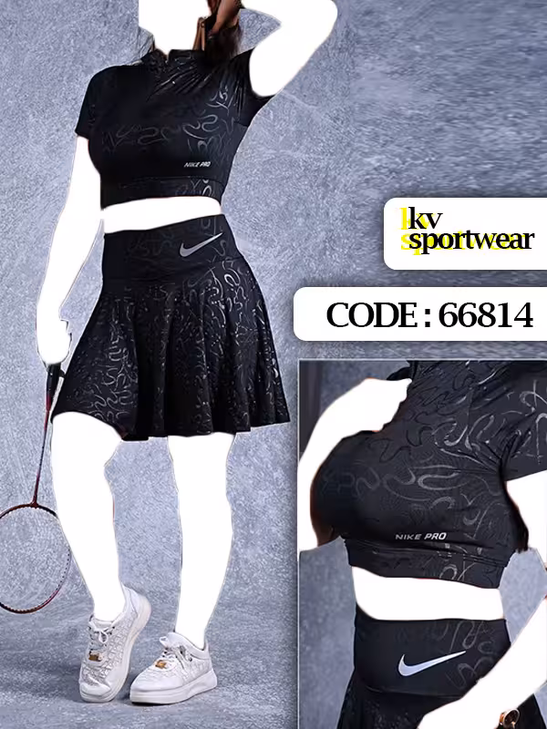 ست کراپ دامن تنیس زنانه NIKE کد 003