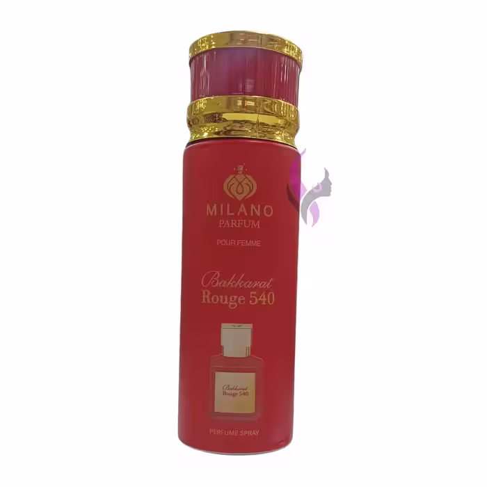 اسپری میلانو رایحه باکارات رژ 540 قرمز bakkarat rouge 540 Red