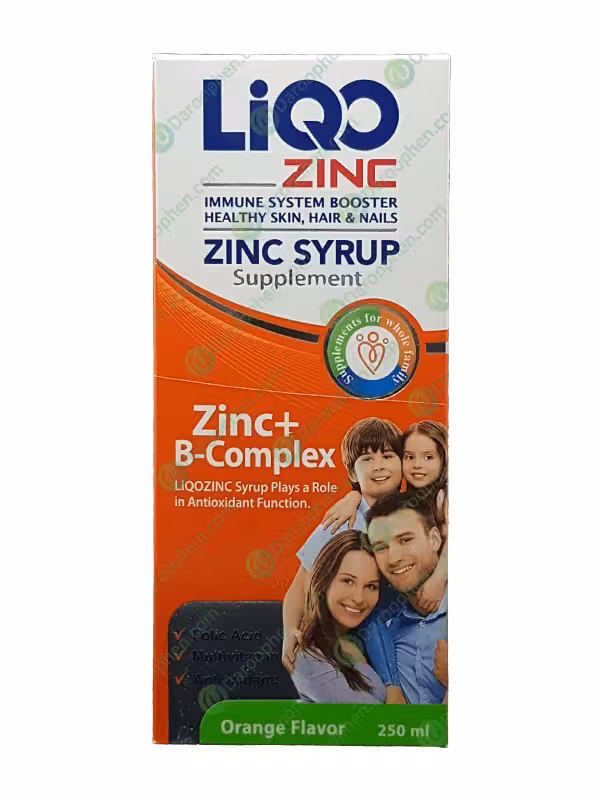 شربت لیکو زینک ابیان فارمد 250 میلی لیتر – Abian Pharmed Liqo Zinc Syrup 250 ml