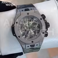ساعت مچی مردانه هابلوت Hublot BIG BANG CAMO YOHJI YAMAMOTO CHRONOGRAPH 411.CI.0114.RX.YOY20