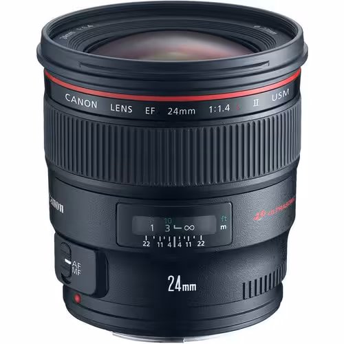 لنز کانن Canon EF 24mm f/1.4L II USM % - اگزیف