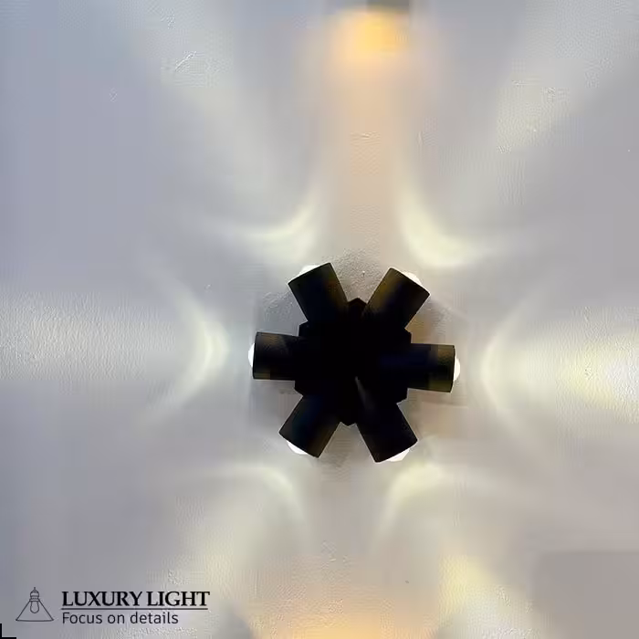 چراغ دکوراتیو شش طرفه موشکی با لنز محدب