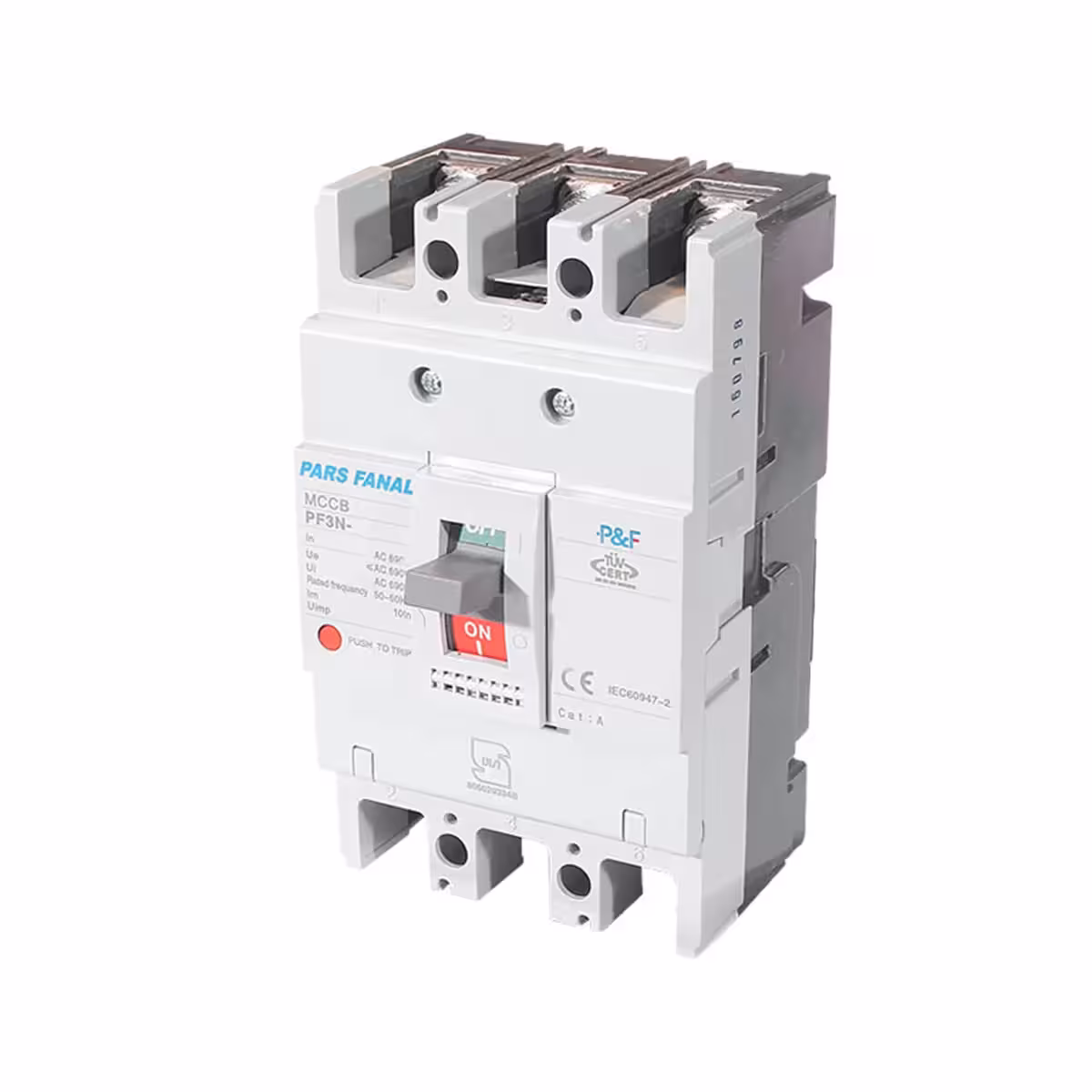 کلیدهای اتوماتیک هوشمند الکترونیکی 4 پل پارس فانال مدل PF3NS جریان 50-125 آمپر