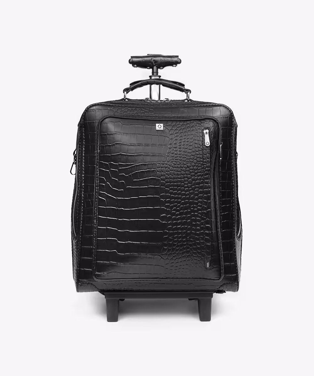 چمدان چرم دست‌دوز مدل نلسون - چرم نیاوران