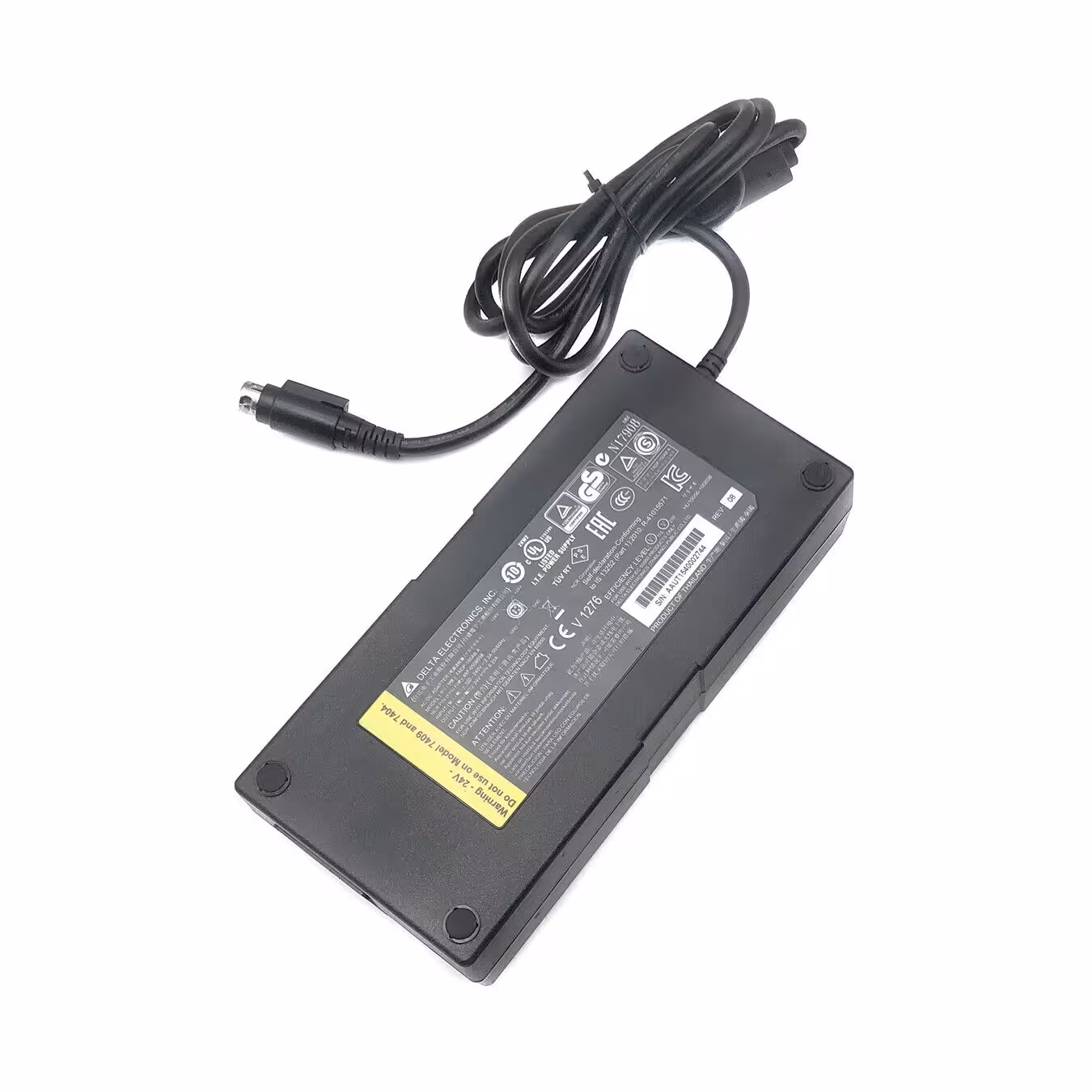 آداپتور 24 ولت 6.25 آمپر 4 پین دلتا اصلی 24v/6.25a/4pin مناسب برای گیت وی گرند استریم و cctv و lcd اورجینال DELTA