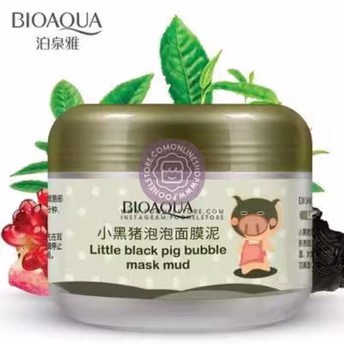 فیس ماسک کربنات اورجینال بلک پیگ حبابی، ماسک صورت مشکی حبابی اورجینال کد 96663210 orginal hot selling little black pig deep cleansing face mud mask moisturizing carbonated bubble powdered facial mask
