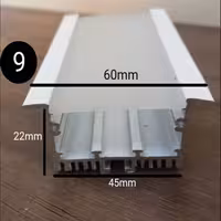 لاینر نوری توکار 6 سانتی متری کد 9