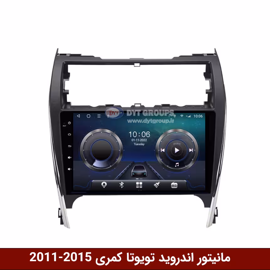 مانیتور اندروید تویوتا کمری 2015 برند وینکا مدل QG855 سری S300 پلاس