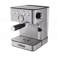 اسپرسو و قهوه ساز تمام استیل نوا مدل NCM-195EXP با توان 1500 وات