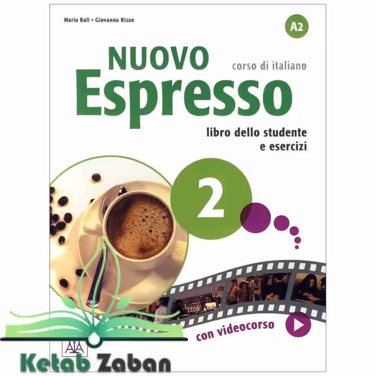 Nuovo Espresso 2 (Italian Edition) Libro Studente A2 کتاب ( چاپ رنگی )