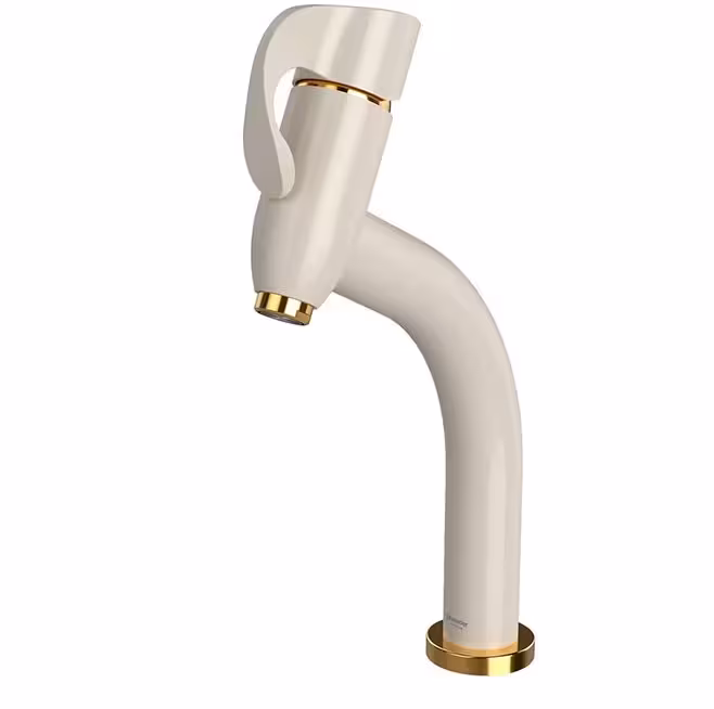 شیر روشویی پایه بلند شودر مدل دانته شیری طلا