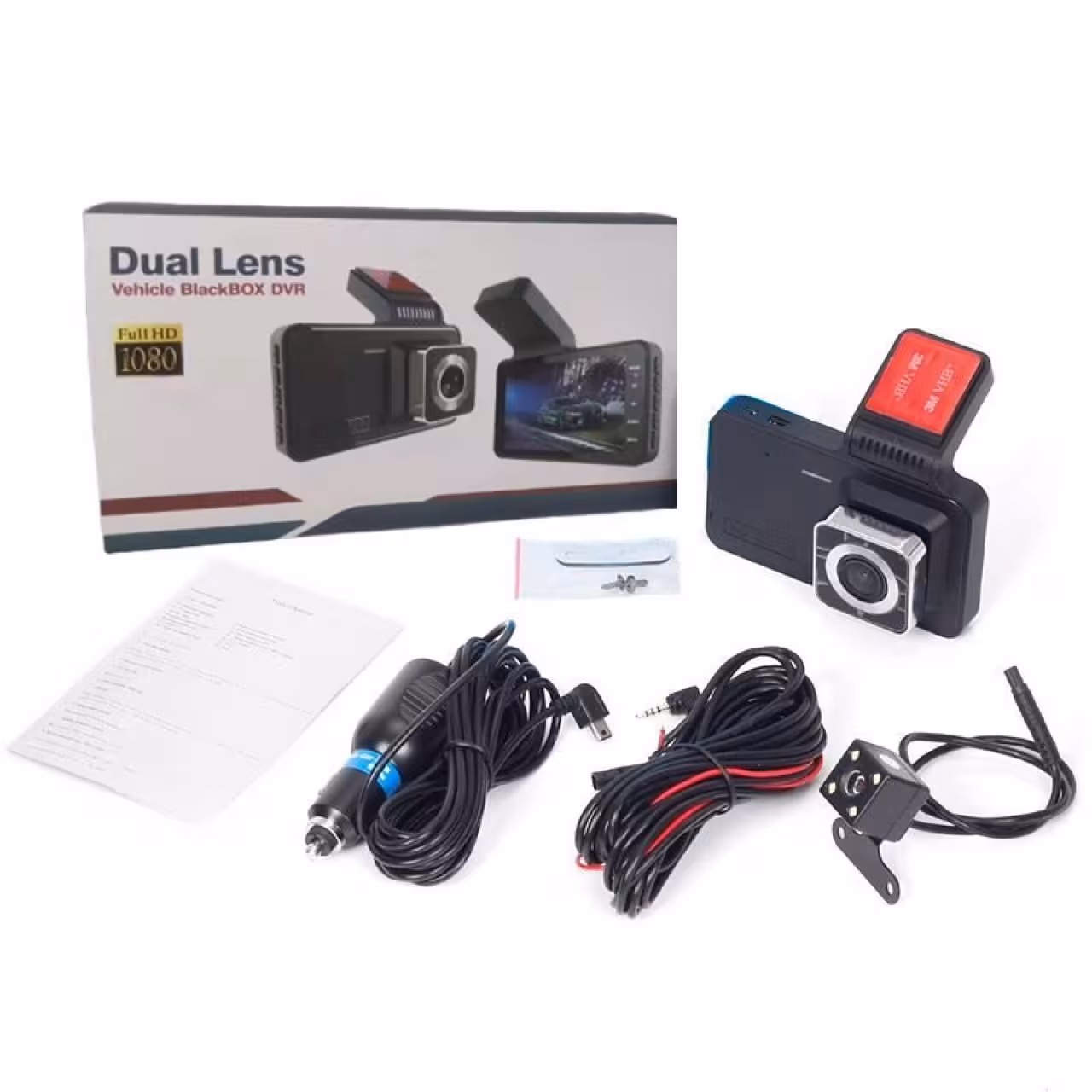 دوربین خودرو فیلمبرداری دو لنزه مدل Dual Lens Vehicle DVR
