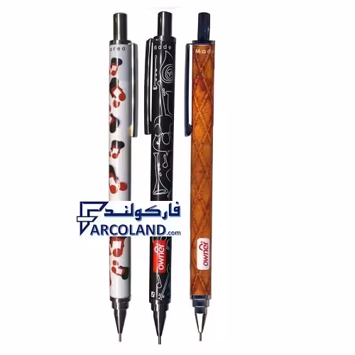 مداد فشاری اونر نوک 0.7 میلی متر طرح دار فانتری کد 11355 | OWNER | اتود