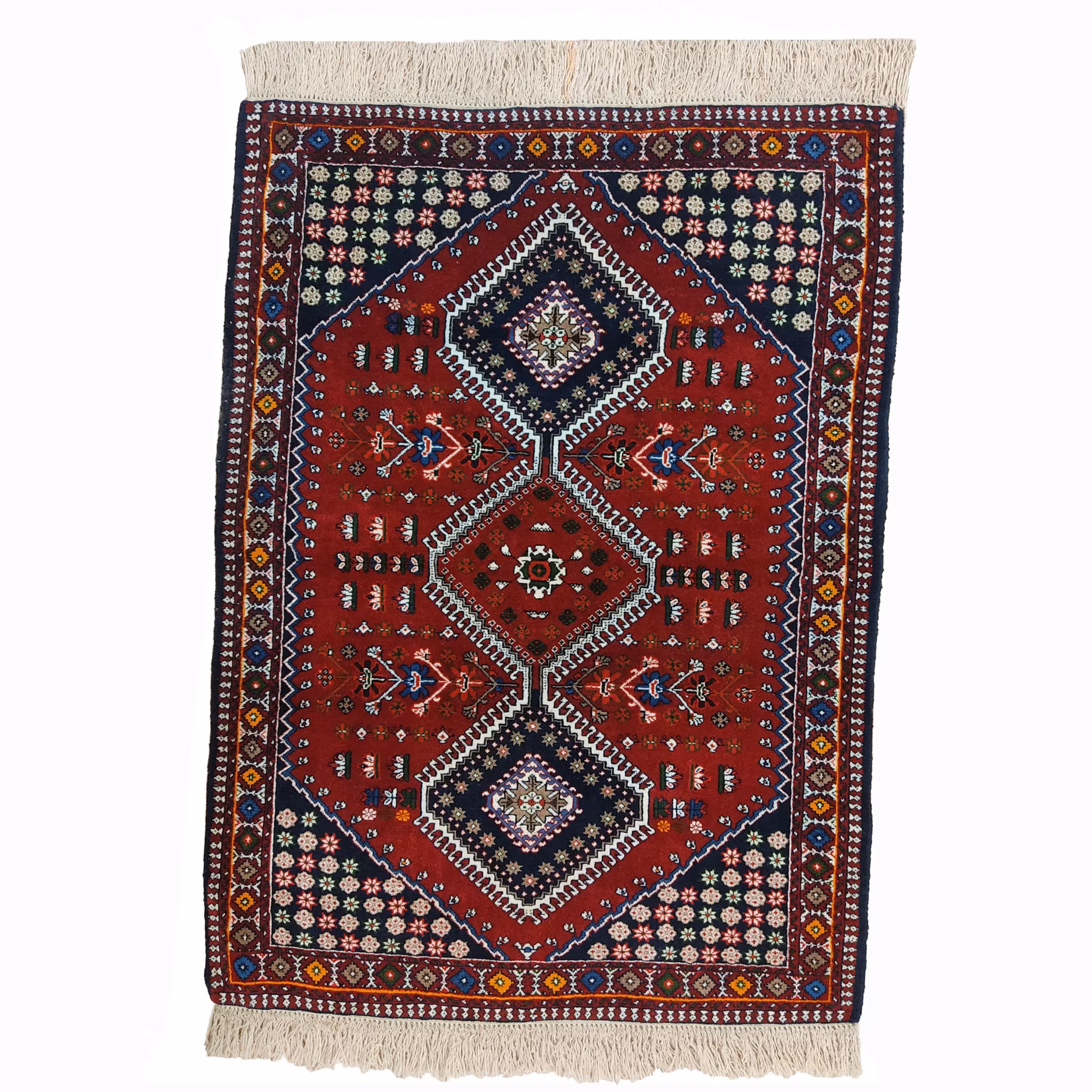 فرش دستبافت یک و نیم متری مدل یلمه کد 324