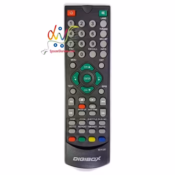 کنترل گیرنده دیجیتال دیجی باکس IE-R1230