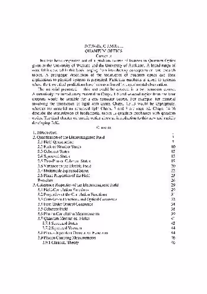 خرید و دانلود نسخه کامل کتاب Quantum optics