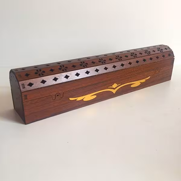 جاعودی لیزری چوبی Handmade Wooden Incense Burner