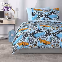 سرویس روتختی لحاف یک نفره دنزو 5 تکه کد 1003