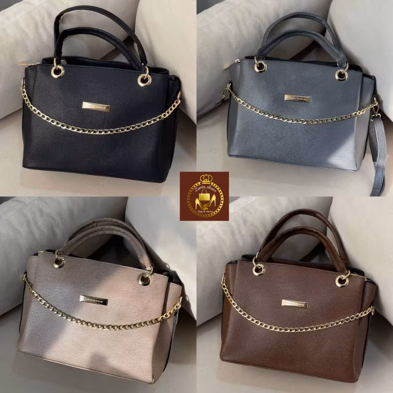 کیف دوشی و دستی زنانه ال وی زنجیری