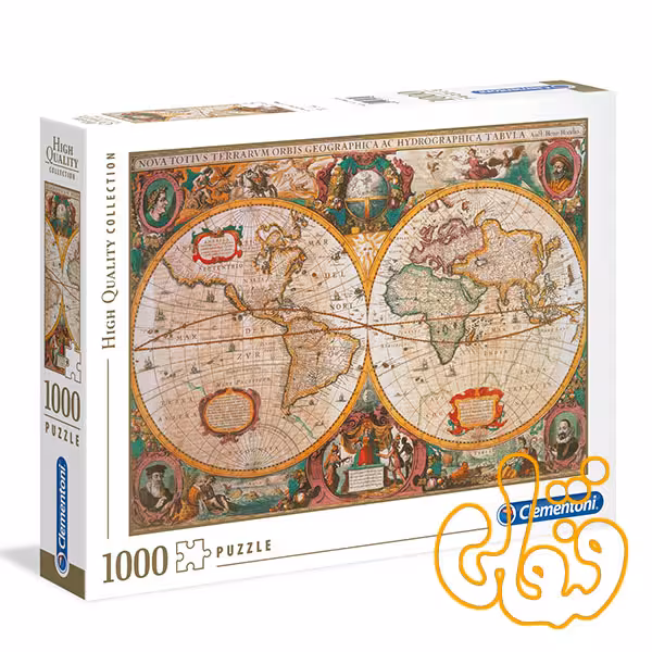 پازل کلمنتونی 1000 قطعه نقشه باستانی Old Map 31229