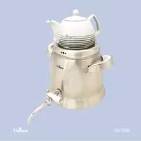 کتری و قوری شیردار 6 لیتر استیل یونیک مدل UN-7242