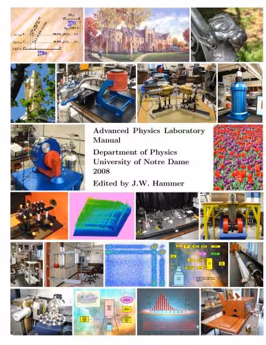 خرید و دانلود نسخه کامل کتاب Advanced Physics Laboratory Manual