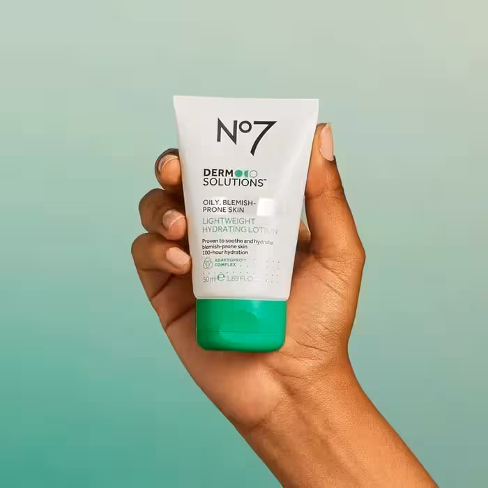 قیمت و خرید لوسیون مرطوب کننده برای پوست های چرب نامبر سون مدل Derm Solutions™ Lightweight Hydrating Lotion Suitable for Oily, Blemish-Prone Skin 50ml اورجینال