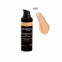 کرم پودر کاورمچ آرکانسیل 020 ARCANCIL COVER MATCH FLUID FOUNDATION