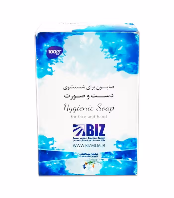 صابون شستشوی دست و صورت 100 گرمی ( طرح انبار تکانی)