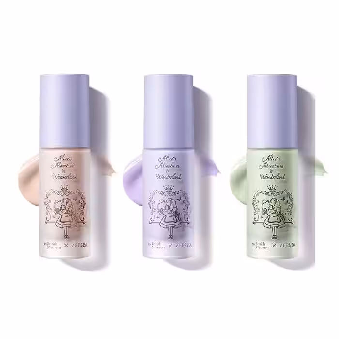 پرایمر مرطوب کننده زیسی ZEESEA مدل آلیس Alice حجم 20 گرم اصل | رنگ سبز، بنفش و کرم