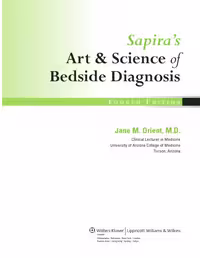 خرید و دانلود نسخه کامل کتاب Sapira’s Art &amp; Science of Beside Diagnosis