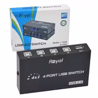 USB سوئیچ دستی 4 پورت رویال