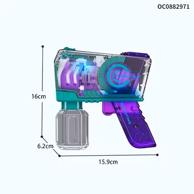 تفنگ حباب ساز مخزن دار باطری خور مکانیزمی