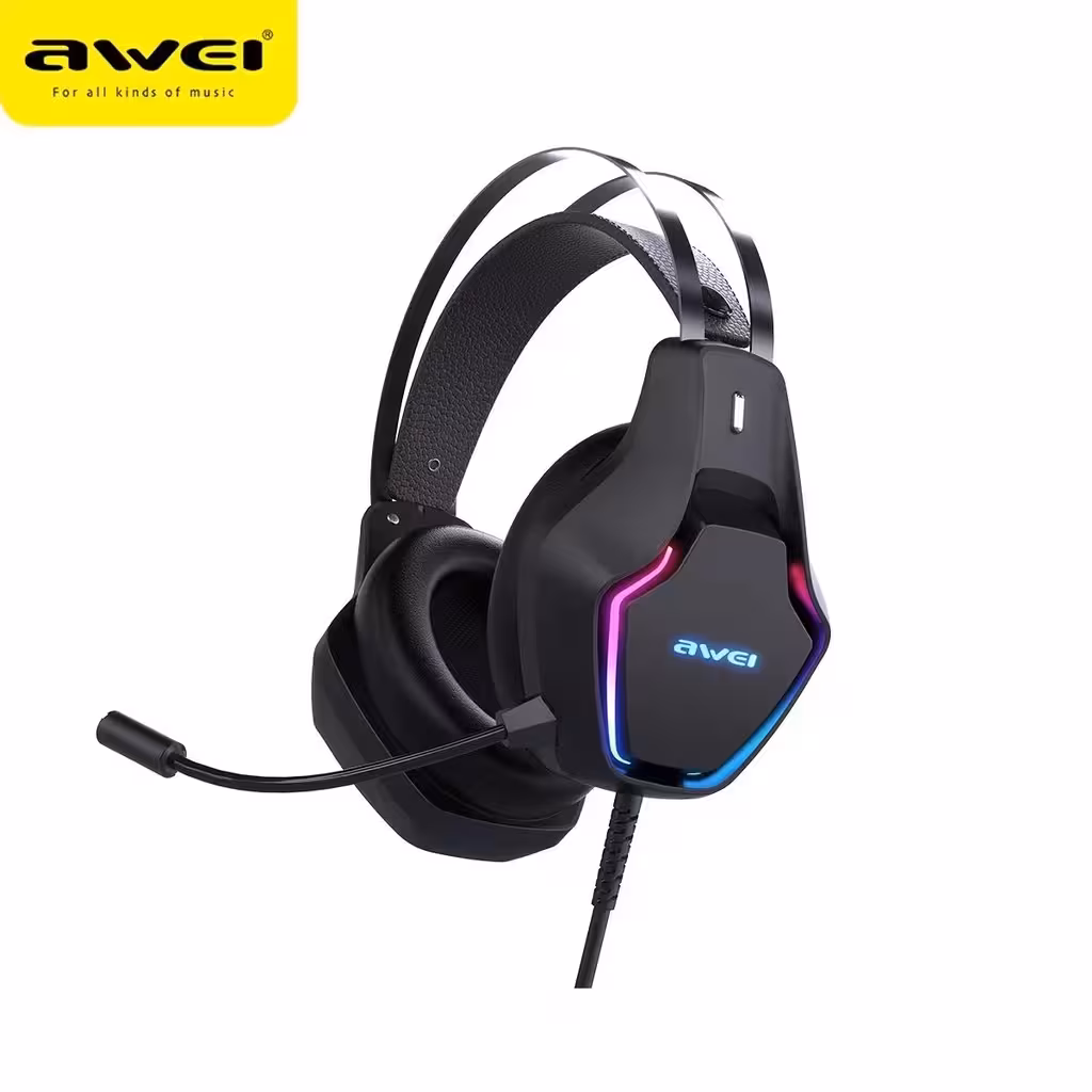 هدست گیمینگ RGB آوی (اوی) مدل AWEI GM-1 E-sport Wired Headset