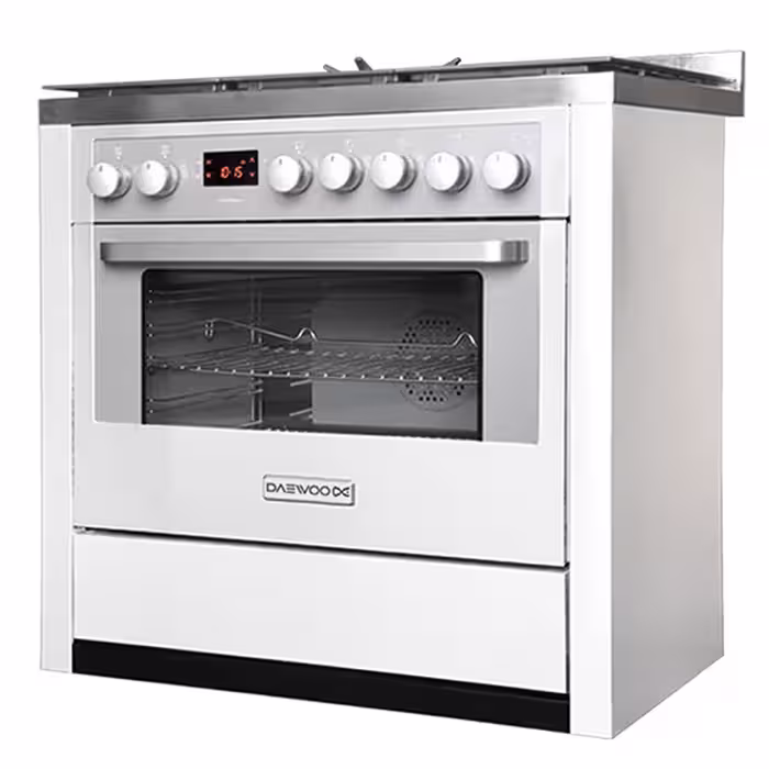 اجاق گاز فر دار پنج شعله دوو مدل DGC5-2102N