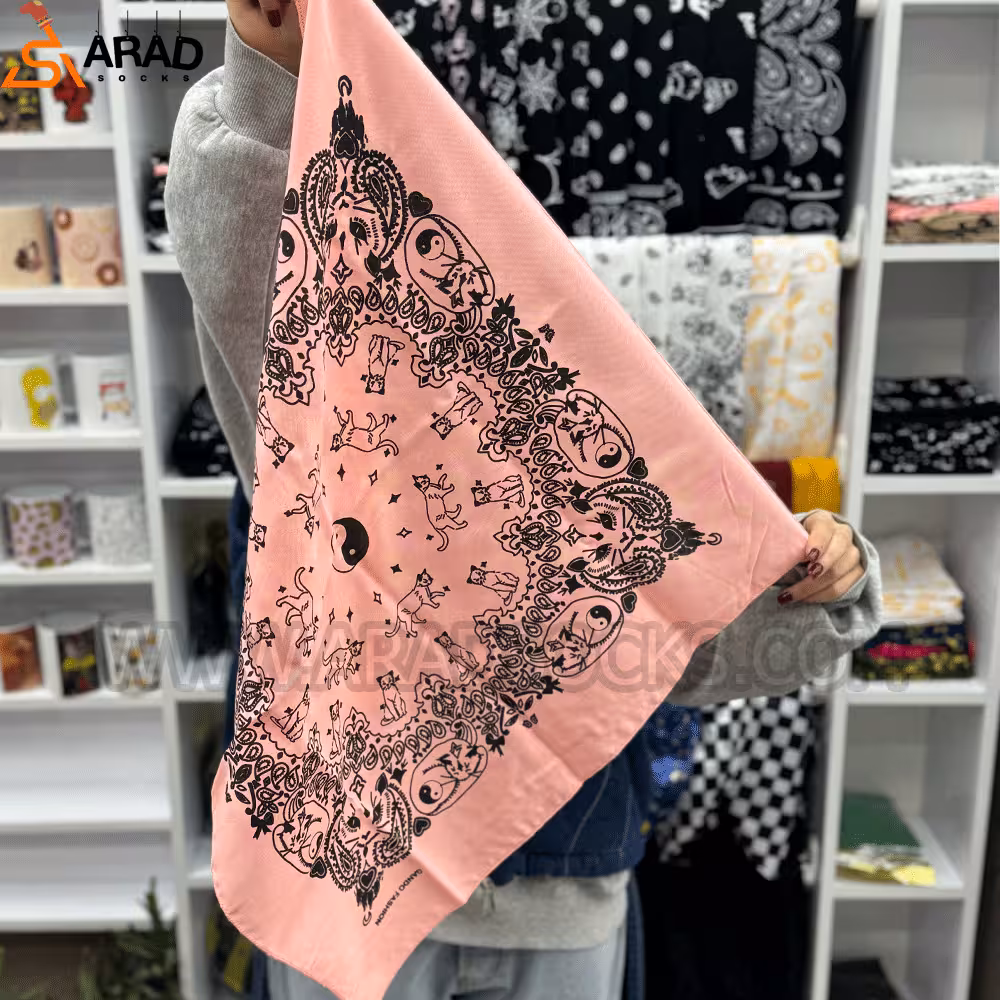 باندانا گربه صورتی