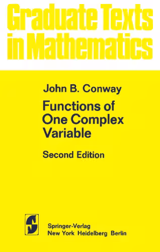 خرید و دانلود نسخه کامل کتاب Functions of One Complex Variable