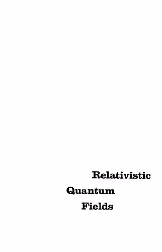 خرید و دانلود نسخه کامل کتاب Relativistic quantum fields