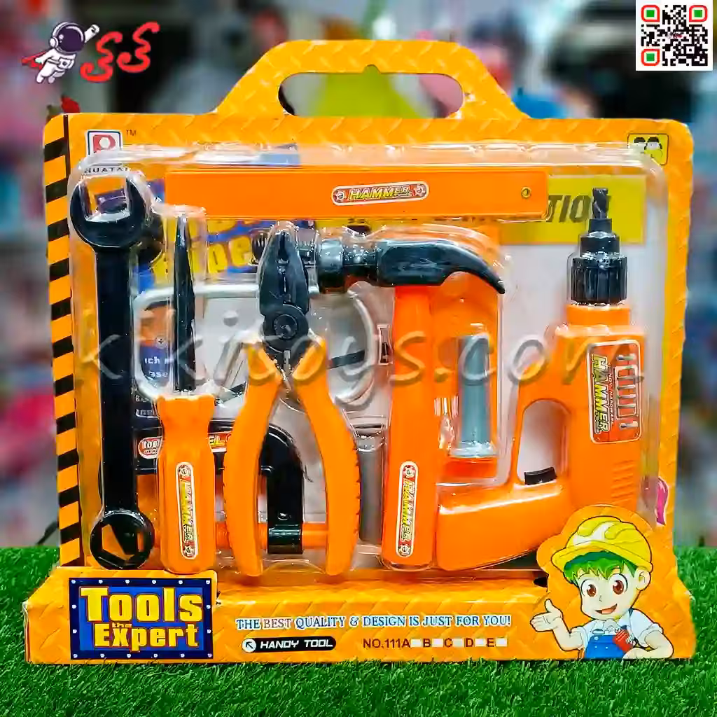جعبه ابزار اسباب بازی با دریل TOOLS SET 111