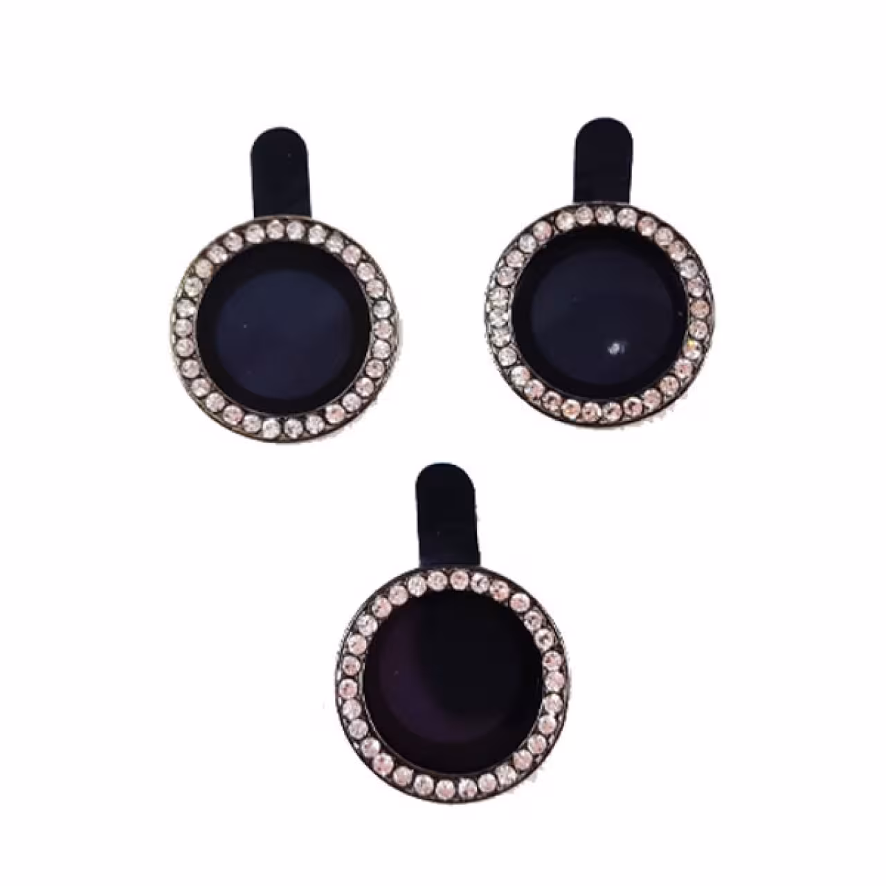 محافظ لنز دوربین مدل نگین دار مناسب برای گوشی موبایل اپل iPhone 16 Pro / 16 Pro Max